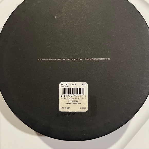 NWT Coach Raccoon Sherling Earmuffs - Picture 6 of 6